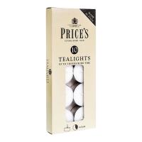 Price's White Unscented Tealights (Pack of 10) Extra Image 1 Preview